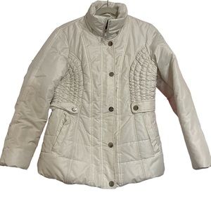 Covington White Winter Puffer Jacket | Small